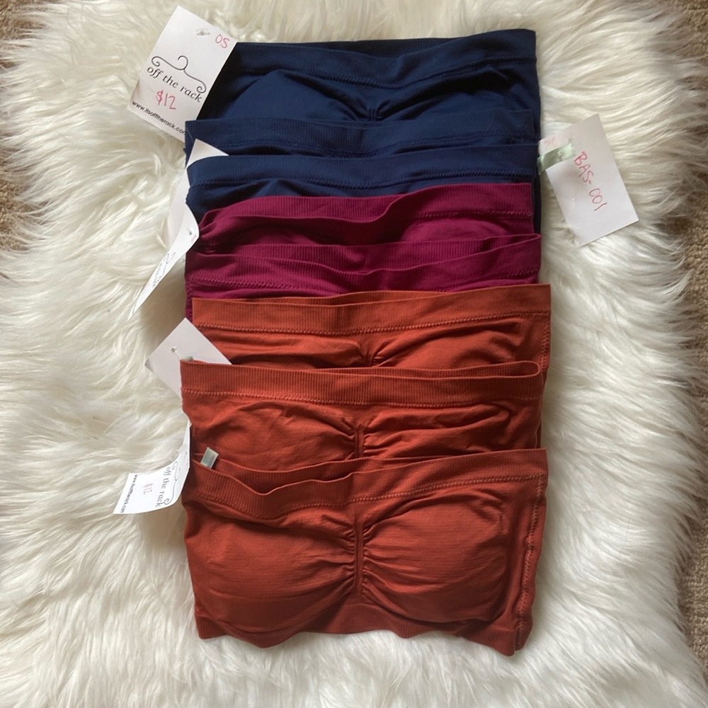 Lot of 6 NWT Bandeaus